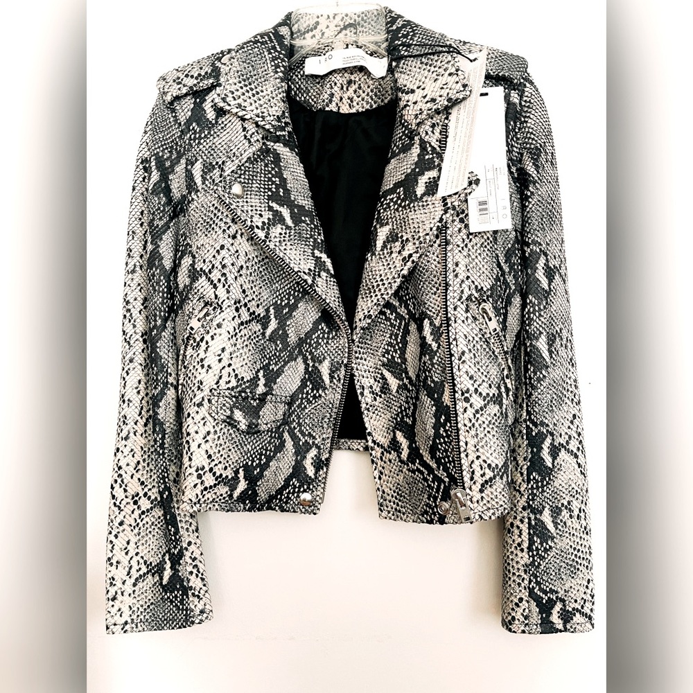IRO Ashville Jacket in Snake NWT (Size FR34; US 0-2)